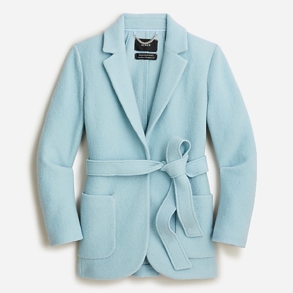 J Crew Wrap blazer-jacket in Italian boiled woolItem BJ984